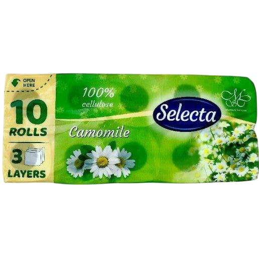 Бумага туалетная Selecta Romanița 3 слоя 10 рул.