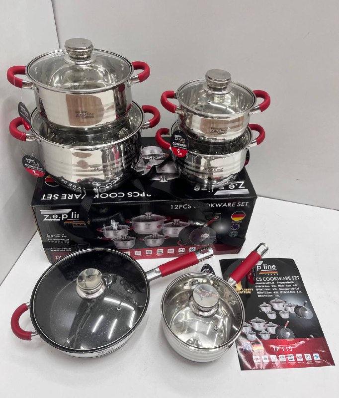 Set de tacamuri Zeppelin ZP-115 din 6 piese din otel inoxidabil
