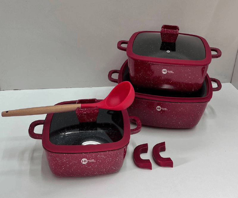 Набор квадратных кастрюль HK 323