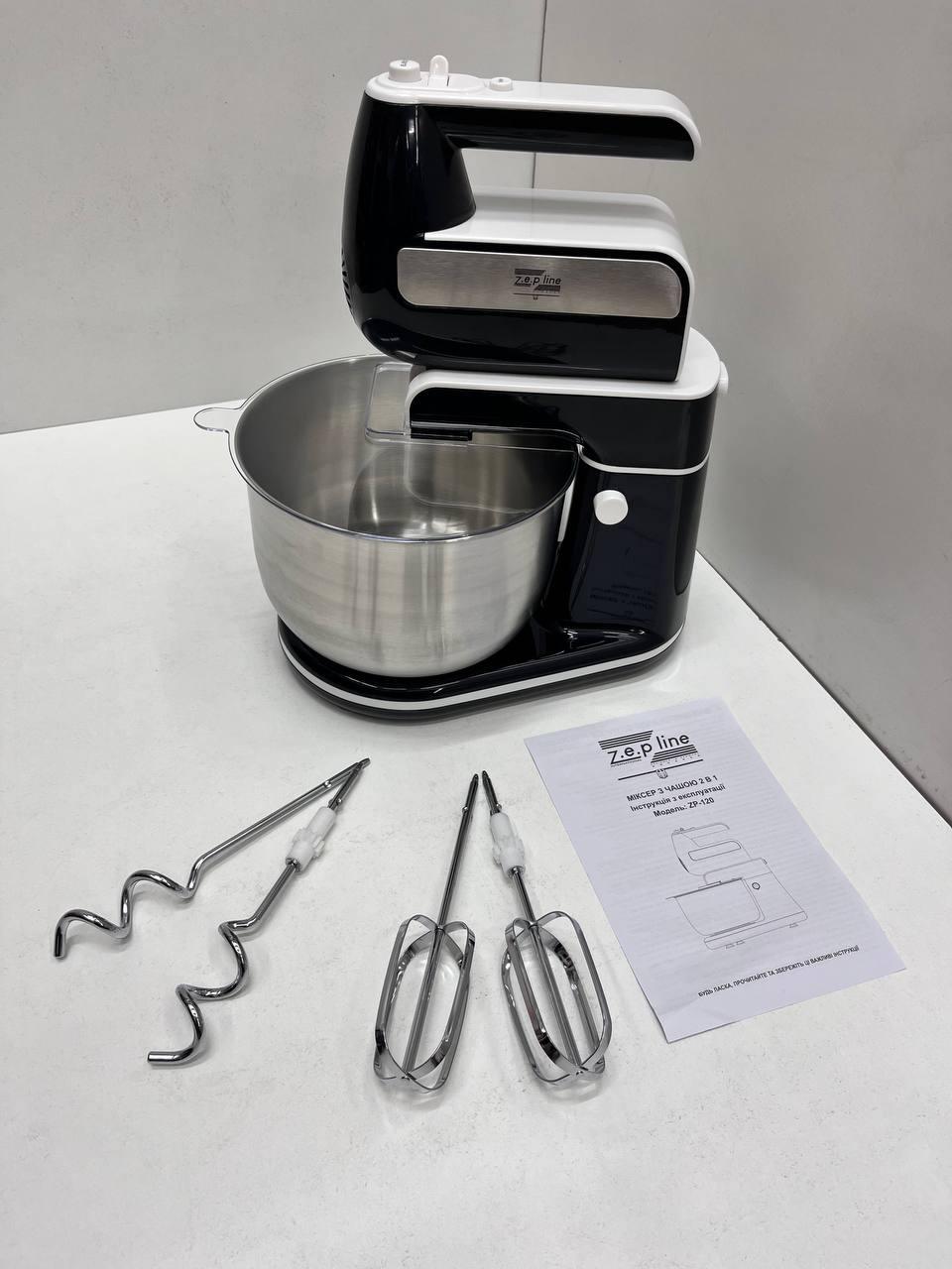 Mixerul pe un suport cu un bol de 4 litri ZP-120