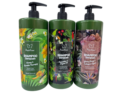 Șampon Pavilion Ylang-ylang, Honey-Keratin, Cucumber-Argan oil 1000ml